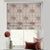 Leafy Charms Indie Wine Satin Roman Blind (DS347C)