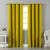 Jacquard Room Darkening Curtains in Cyber Yellow Set Of 2 - (P34)