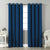 Jacquard Room Darkening Curtains in Moonseed Blue Set Of 2 - (P352)