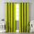 Jacquard Room Darkening Curtains in Neon Green Set Of 2 - (P356)