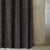 Mini Floral Trellis Floral Chocolate Brown Heavy Satin Room Darkening Curtains Set Of 2 - (DS357C)