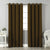 Jacquard Room Darkening Curtains in Coffee Brown Set Of 2 - (P358)