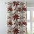 Elegent Floral Print Matt Finish Room Darkening Curtain Set of 2 MTDS364A