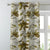 Elegent Floral Print Matt Finish Room Darkening Curtain Set of 2 MTDS364B