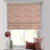 Blossoming Vines Floral Peach Pink Satin Roman Blind (DS367A)