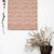 Blossoming Vines Floral Peach Pink Satin Roman Blind (DS367A)