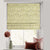 Blossoming Vines Floral Tea Green Satin Roman Blind (DS367B)