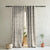 Blossoming Vines Floral Sand Grey Heavy Satin Room Darkening Curtains Set Of 2 - (DS367D)
