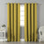 Jacquard Room Darkening Curtains in Royal Yellow Set Of 2 - (P36)