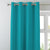 Jacquard Room Darkening Curtains in Sea Blue Set Of 2 - (P371)