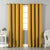 Jacquard Room Darkening Curtains in Orange Set Of 2 - (P378)