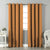 Jacquard Room Darkening Curtains in Cadmium Orange Set Of 2 - (P379)