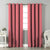 Jacquard Room Darkening Curtains in Candy Pink Set Of 2 - (P381)