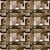 Abstract Symmetry Upholstery Fabric Swatch Mud-Brown -(DS392B)