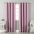 Jacquard Room Darkening Curtains in Rose Quartz Set Of 2 - (P39)