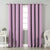 Jacquard Room Darkening Curtains in Lilac Set Of 2 - (P40)