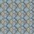 Vibrant Geo Geometric Dusty Blue Heavy Satin Room Darkening Curtains Set Of 2 - (DS414B)