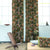 Dramatic Florals Floral Olive Heavy Satin Room Darkening Curtains Set Of 1pc - (DS415B)