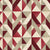 Shape Symphony Geometric Maroon Heavy Satin Room Darkening Curtains Set Of 1pc - (DS416B)