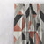Shape Symphony Geometric Burnt Orange Heavy Satin Room Darkening Curtains Set Of 1pc - (DS416D)