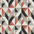 Shape Symphony Geometric Burnt-Orange Wallpaper Swatch -(DS416D)