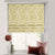 Whispering Grace Indie Lime Yellow Satin Roman Blind (DS421B)