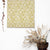 Whispering Grace Indie Lime Yellow Satin Roman Blind (DS421B)