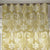 Elegant Ethnic and Damask Print Sheer Semi Transparent Curtain - Set Of 1pc -DS421B