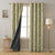 Whispering Grace Indie Lime Yellow Heavy Satin Blackout Curtains Set Of 2 - (DS421B)
