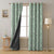 Whispering Grace Indie Pistachio Green Heavy Satin Blackout Curtains Set Of 2 - (DS421C)
