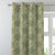 Elegant Floral Print Room Darkening Curtains Set Of 1pc  DS426D