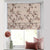 Blooming Vines Floral Dusty Beige Satin Roman Blind (DS427A)