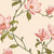 Blooming Vines Floral Soft Pink Heavy Satin Blackout Curtains Set Of 2 - (DS427B)