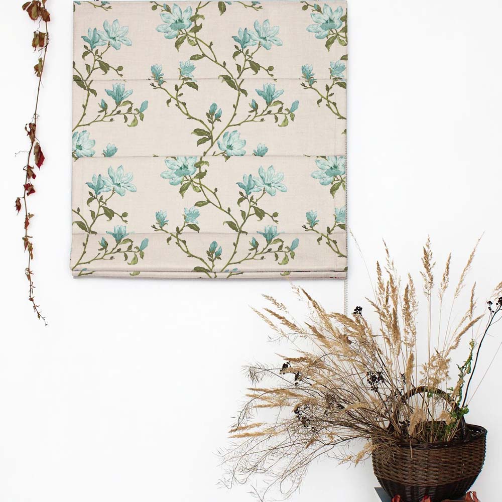Floral Roman Blinds Spaces Drapestory floral-roman-blinds-spaces-drapestory