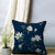Pansy Parade Combination Blue Cushion Covers  - (428AP22)