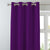 Jacquard Room Darkening Curtains in Midnight Violet Set Of 2 - (P42)