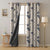 Exotic Starburst Indie Midnight Blue Heavy Satin Blackout Curtains Set Of 2 - (DS452A)
