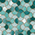 Indie Mint-Green Wallpaper Swatch -(DS454B)