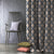 Mystic Treasure Indie Midnight Blue Heavy Satin Blackout Curtains Set Of 2 - (DS455A)