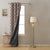 Arabian Arch Indie Tan Brown Heavy Satin Blackout Curtains Set Of 1pc - (DS456D)