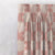 Trellis Charm Indie Crepe Pink Heavy Satin Room Darkening Curtains Set Of 1pc - (DS457B)