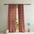 Desert Dream Indie Crepe Pink Heavy Satin Blackout curtains Set Of 2 - (DS458C)