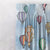 Hot Air Ballons Kids Sky Blue Heavy Satin Blackout Curtains Set Of 2 - (DS462A)