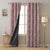 Starry Dreams Kids Peach Pink Heavy Satin Blackout curtains Set Of 2 - (DS463C)