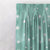 Starry Dreams Kids Mint Green Heavy Satin Room Darkening Curtains Set Of 2 - (DS463D)