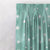 Starry Dreams Kids Mint Green Heavy Satin Room Darkening Curtains Set Of 1pc - (DS463D)