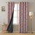 Origami planes Kids Baby Pink Heavy Satin Blackout Curtains Set Of 2 - (DS464A)