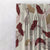 Leafy Drift Floral Maroon Heavy Satin Blackout curtains Set Of 2 - (DS467C)