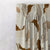 Leafy Drift Floral Mud Brown Heavy Satin Room Darkening Curtains Set Of 2 - (DS467D)