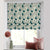 Free Spirit Floral Turquoise Satin Roman Blind (DS468A)
